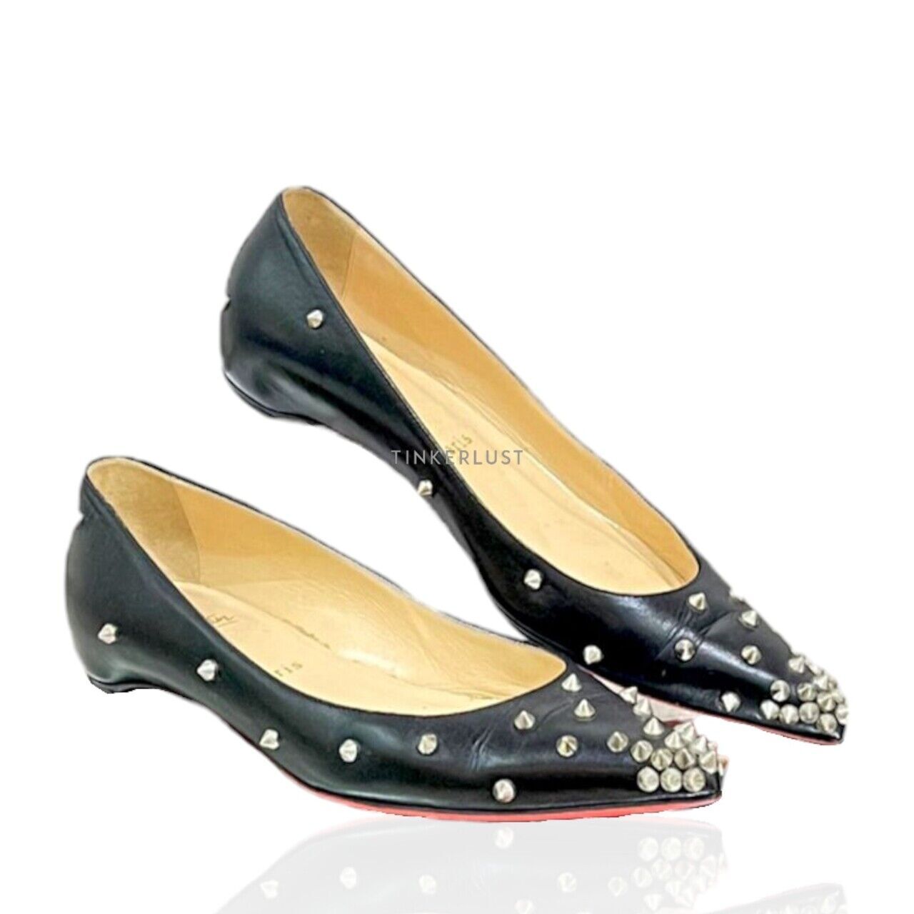 Christian Louboutin popular black flats